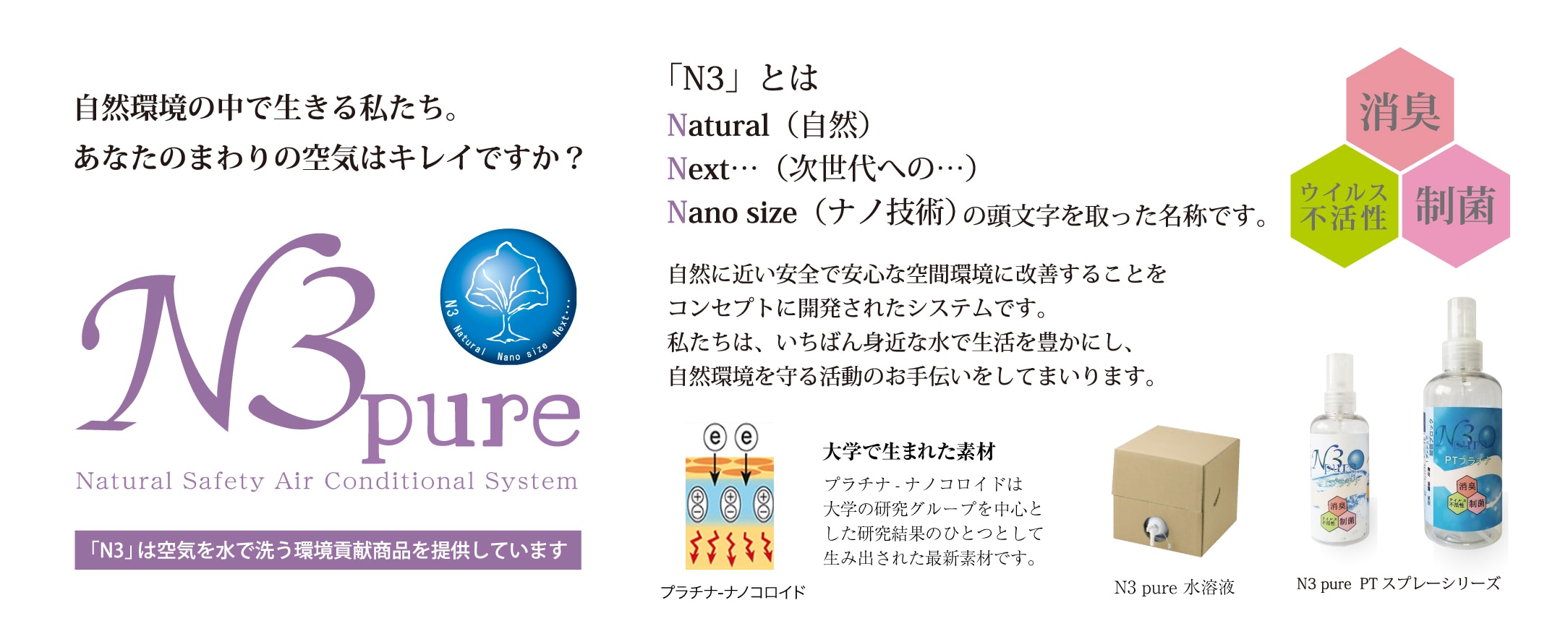 ｜N3-pure（N3ピュア） 株式会社シンボリ N3事業部 